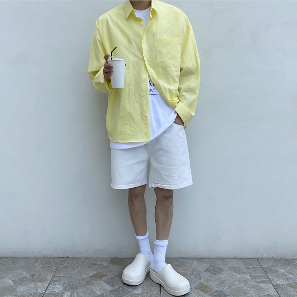 여름 레몬 셔츠